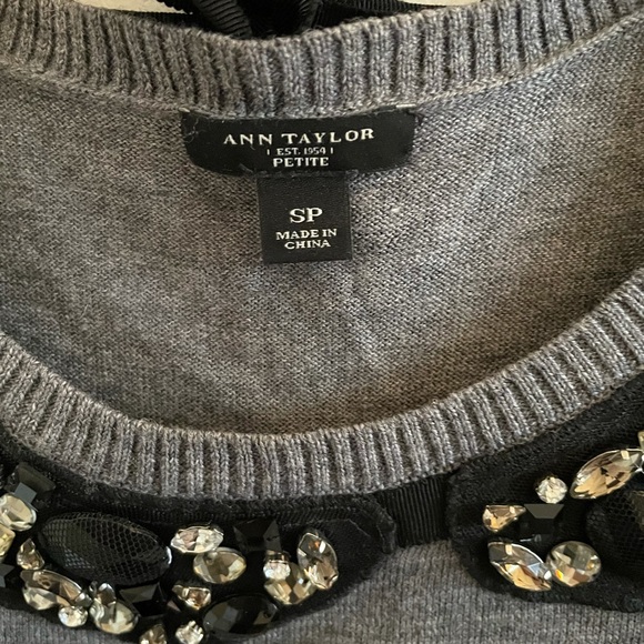 Ann Taylor Bow Sweater | PS - Picture 3 of 7
